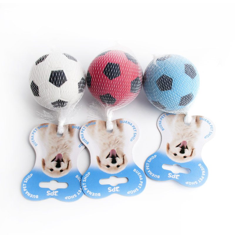 Suministros para mascotas perro de juguete esférico perro de juguete interactivo perro de juguete de fútbol de goma perro de juguete en stock al por mayor
