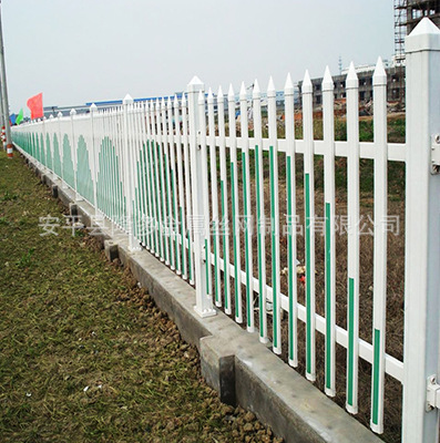 pvc围墙护栏庭院别墅户外塑钢变压器箱变环网柜电力围栅栏防护栏