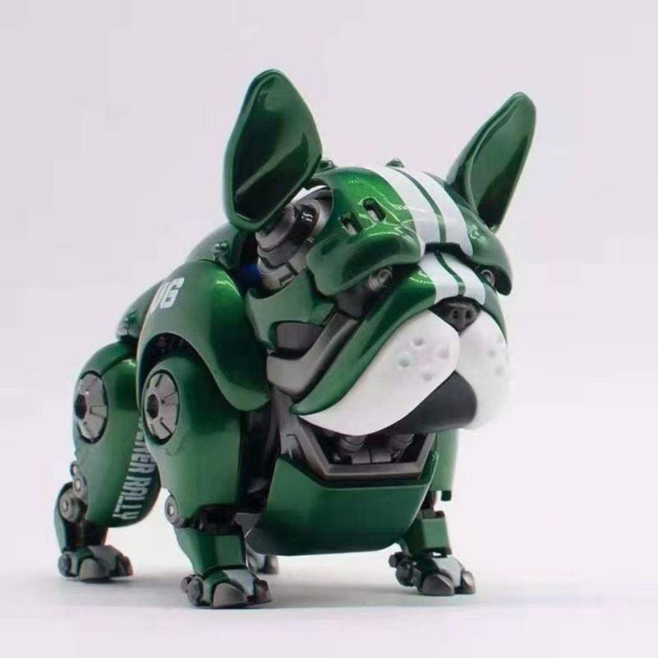 Oficina móvil adornos de automóviles entregados a la máquina modelo de perro doméstico bulldog marea jugar articulaciones mini-pantalón