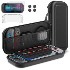 2025 新しい Switch2 コンソール アクセサリ ポータブル ハードシェル コンソール バッグ。 NS2 ホスト アクセサリ ハード シェル アクセサリ バッグ