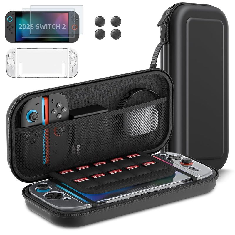 2025 新しい Switch2 コンソール アクセサリ ポータブル ハードシェル コンソール バッグ。 NS2 ホスト アクセサリ ハード シェル アクセサリ バッグ|undefined