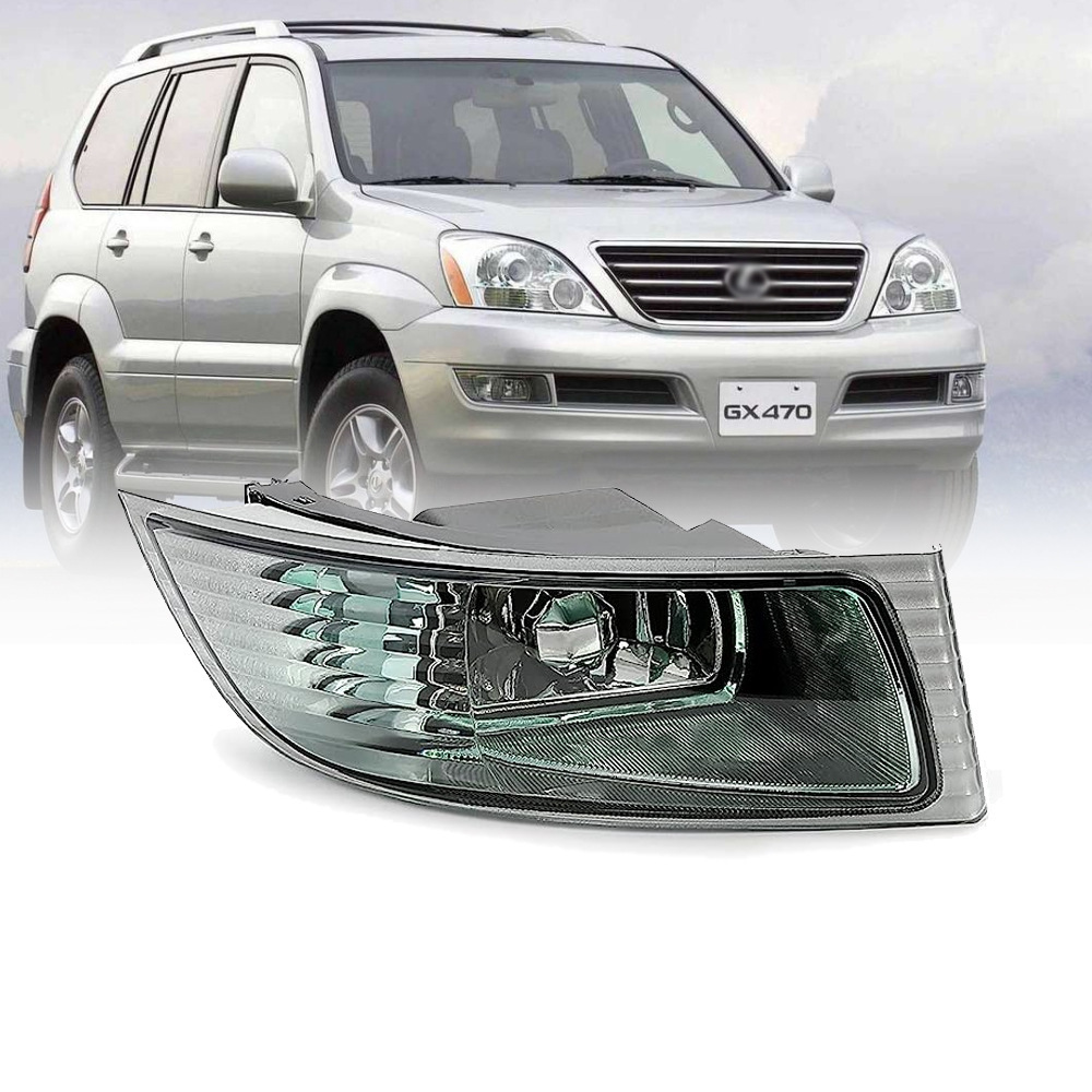 Aplicable a Lexus 03-09 GX470 conjunto de lámpara de niebla delantera halógeno luz de viaje diurna lámpara de barra delantera lámpara de niebla