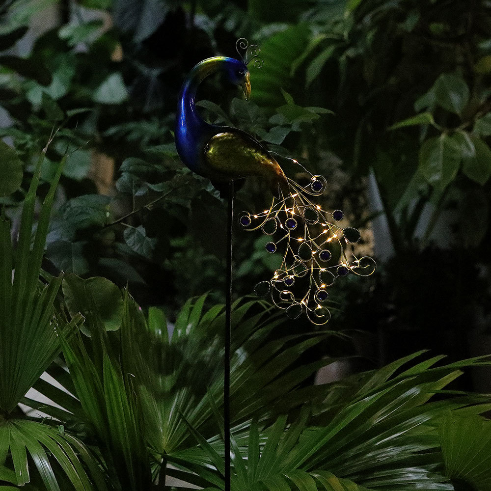 Animal model solar-powered, decorations, Amazon, peacock