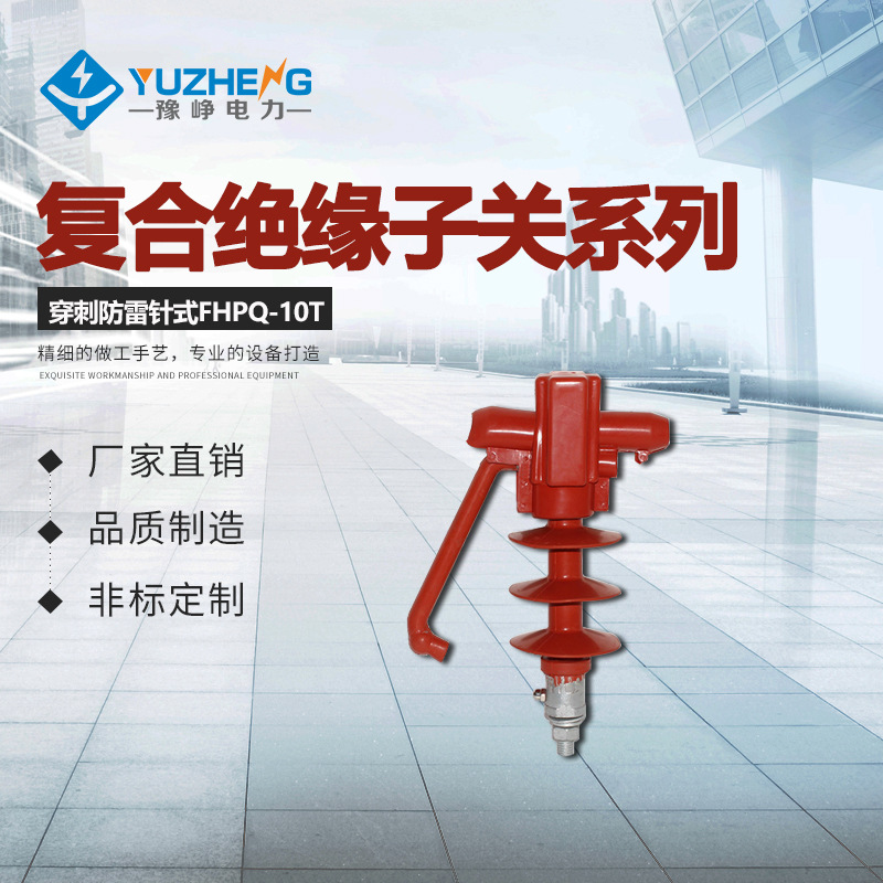 10KV防雷支柱绝缘子FEG-12/5防雷支柱复合绝缘子穿刺型防雷