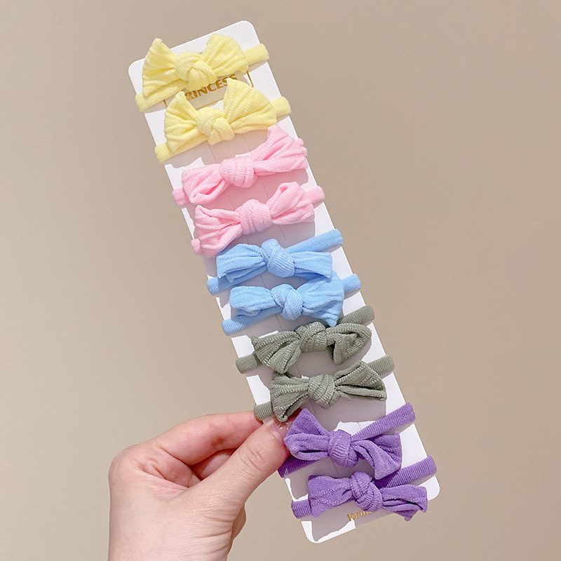 Cuerda para el cabello retro Maillard, temperamento femenino, cuerda para el cabeza duradera, banda de goma para el cabello de alta gama, tocado de lazo para el cabello de cola de caballo alta