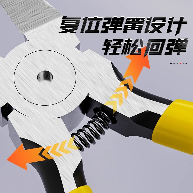 工業用クロムバナジウム鋼 4inch 6inch 省力ノズルプライヤー高硬度厚みのある両刃は鋼線を切断できますノズルプライヤー|undefined