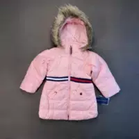 TOM * MY HILFIGER Оригинальная одиночная толстая куртка для девочек с бархатной курткой Original baby Jacket