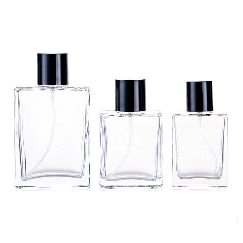 30/50ML透明香水瓶螺口香水分装瓶按压香水玻璃瓶仿大牌香水瓶