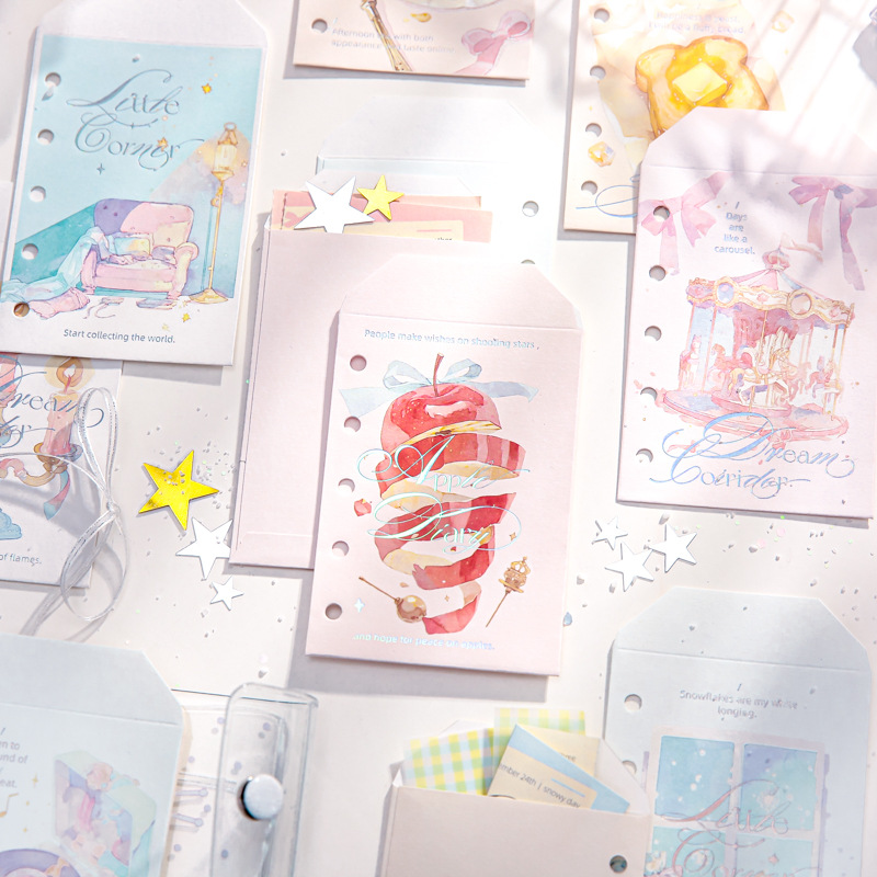 Mr. Paper M5 bolsa de almacenamiento de notas de día diez series de recuerdos de estudiantes coreanos en bolsa de notas de notas