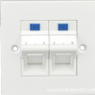 Type 86 Flat British-Style Network Panel Outer Frame British-Style Single-Port Network Panel Plastic Frame British-Style Panel