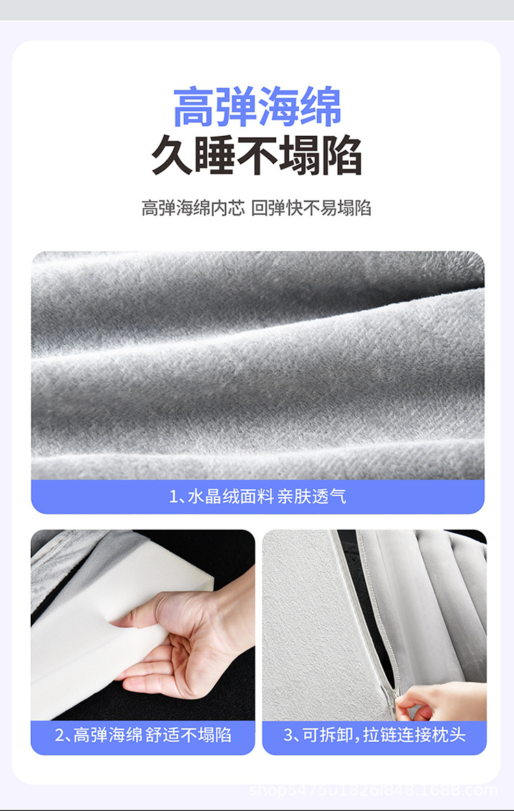 Car Rear Seat Folding Mattress, Car Mattress, Inflatable Mattress, Outdoor Travel Bed, Sleeping Essential for Suvs and Sedans