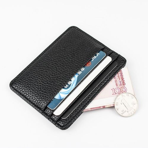 Foreign trade hot-selling new casual card holder with lychee pattern creative coin card holder, fashionable student bus card holder