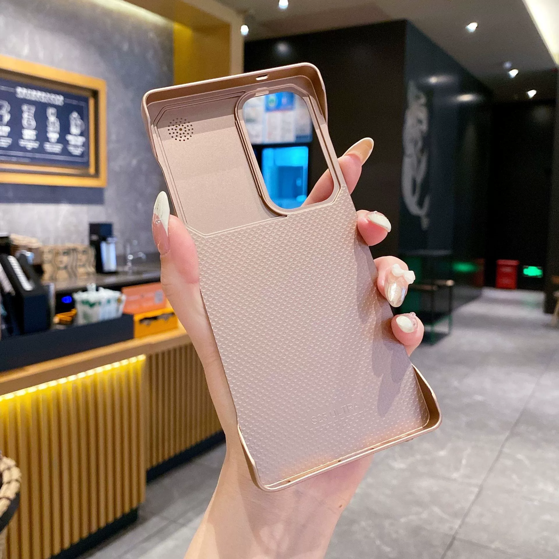 Подходит для Galaxy S25 Ultra, ультратонкий круглый магнитный чехол с матовым AG покрытием без рамки, ароматерапия, Samsung S24 Ultra