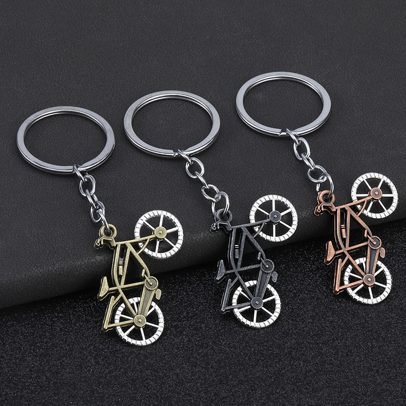 AliExpress Xiyin Foreign Trade Explosions Jewelry Simple Bicycle Keychain Pendant Outdoor Cycling Hanging Decoration