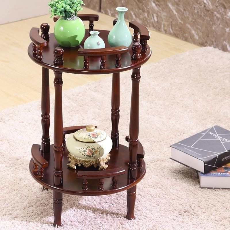 Coffee Table, Living Room Furniture, Small Table, Round Coffee Table, Telephone Table, Assembled Sofa Side Table, Corner Table, Mediterranean Color Coffee Table