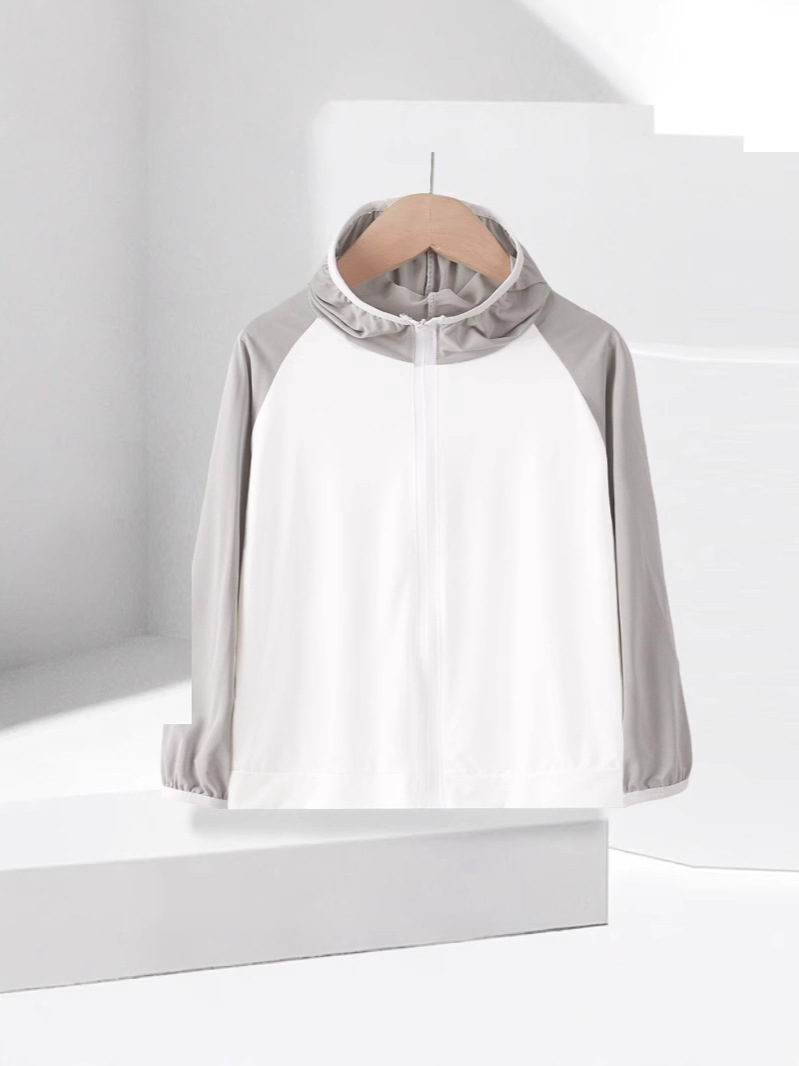 Nueva ropa de piel para niños de verano, ropa de protección solar ultrafina transpirable para niños y niñas, ropa de protección solar de playa, fábrica de ropa de protección solar al por mayor