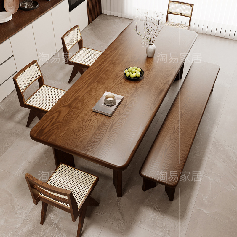 패키지 C 180*80*75cm+식당 의자*4+벤치*1