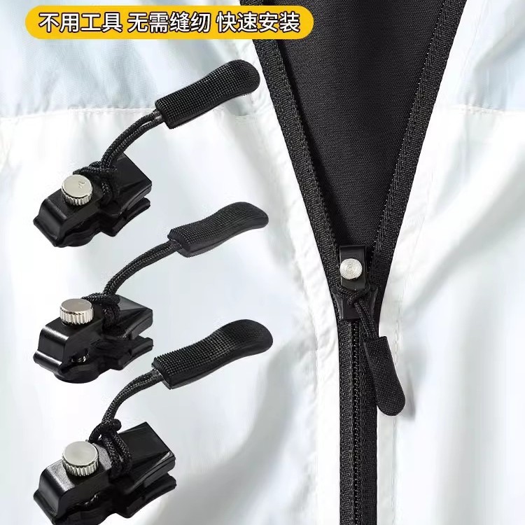 Detachable zipper head repair universal zipper replacement zipper chain buckle puller replacement zipper head zipper repair tool