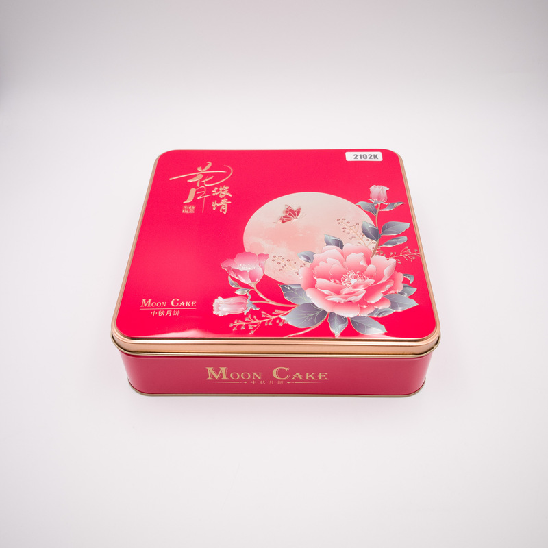 激凸立体图高档现货月饼铁盒高档礼品盒4个装定制月饼罐榴莲冰皮|undefined