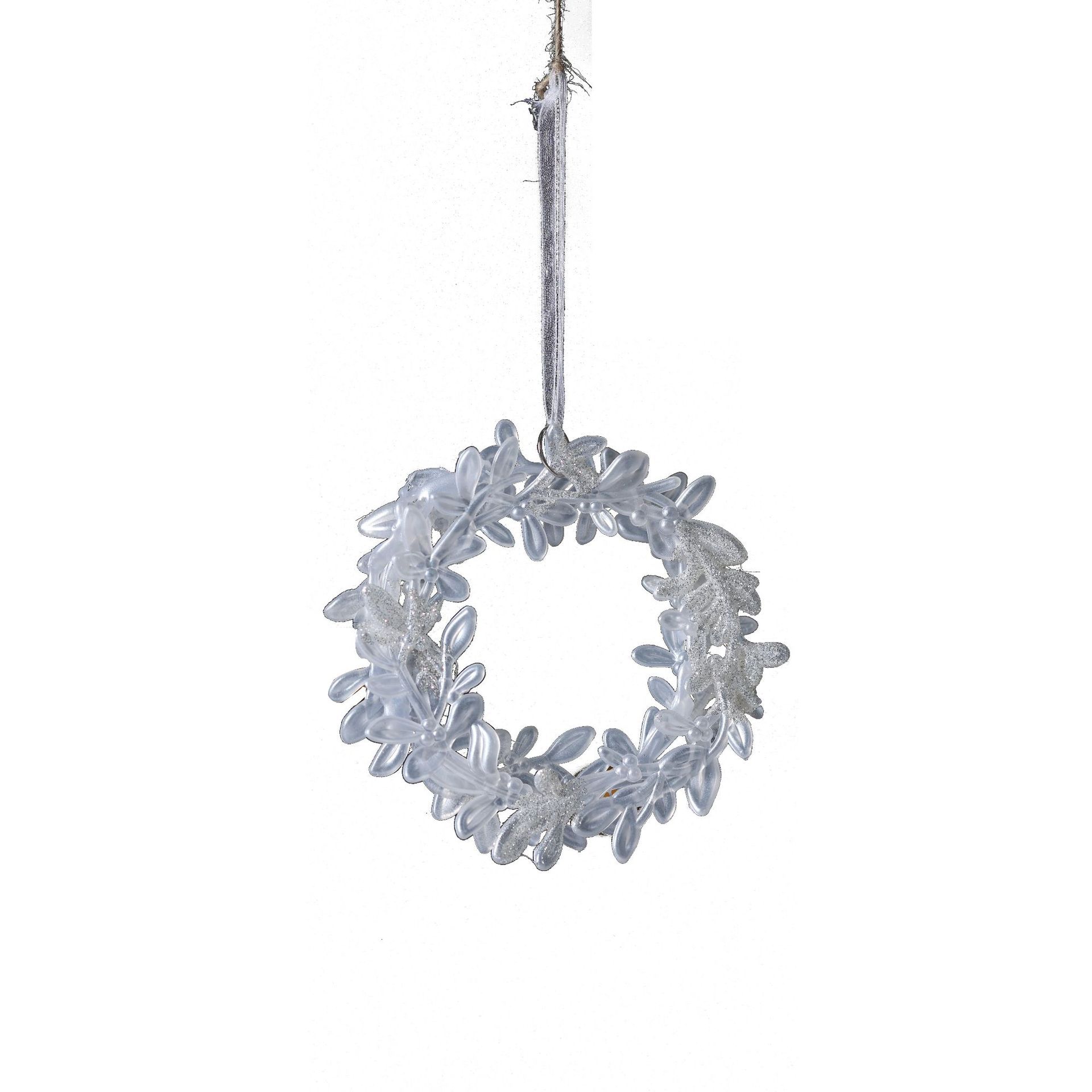 Colgante de Navidad ángel pentagramas de nieve alce colgante decoración de Navidad colgante de polvo brillante decoración