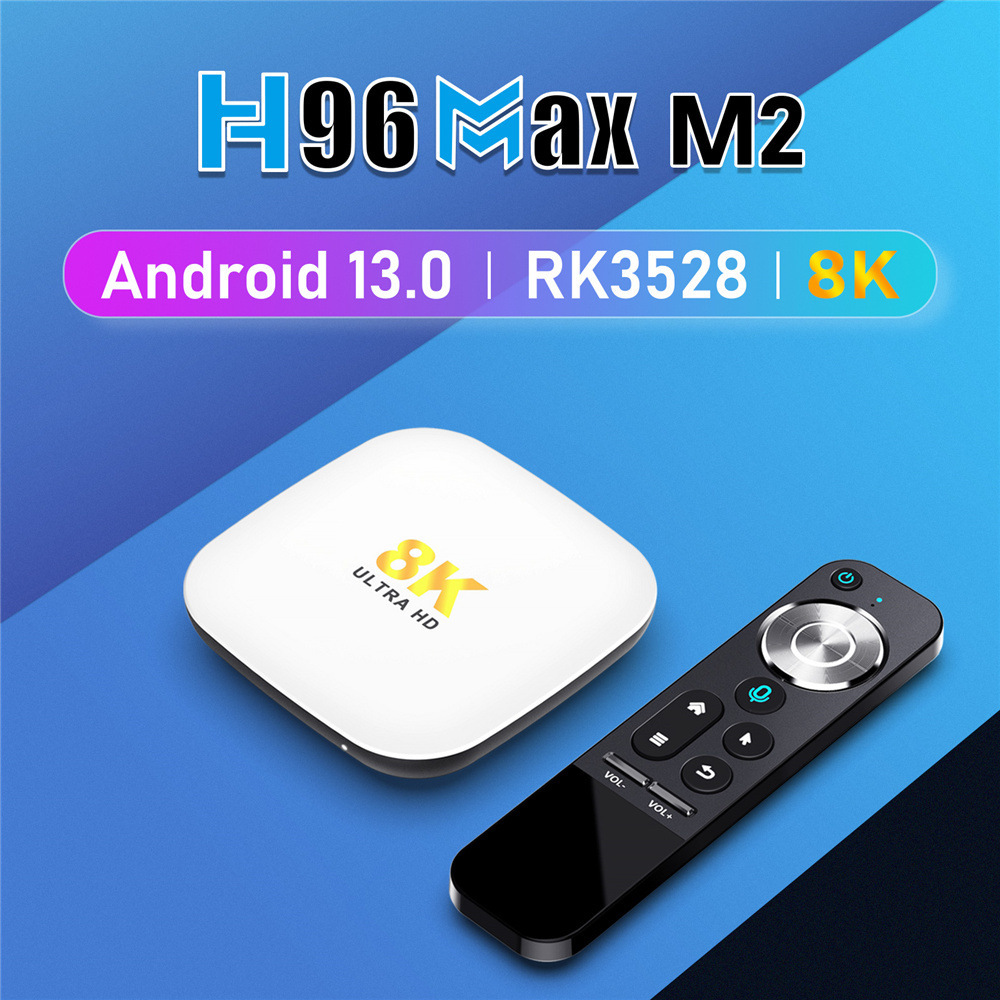 H96MAX M2 Set Top Box Android 13 Network TV Box 5G WiFi6 Bluetooth 8K TV BOX