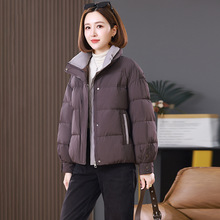 白鸭绒羽绒服女2025新款冬季高端洋气韩版高级感面包服外套TX2519