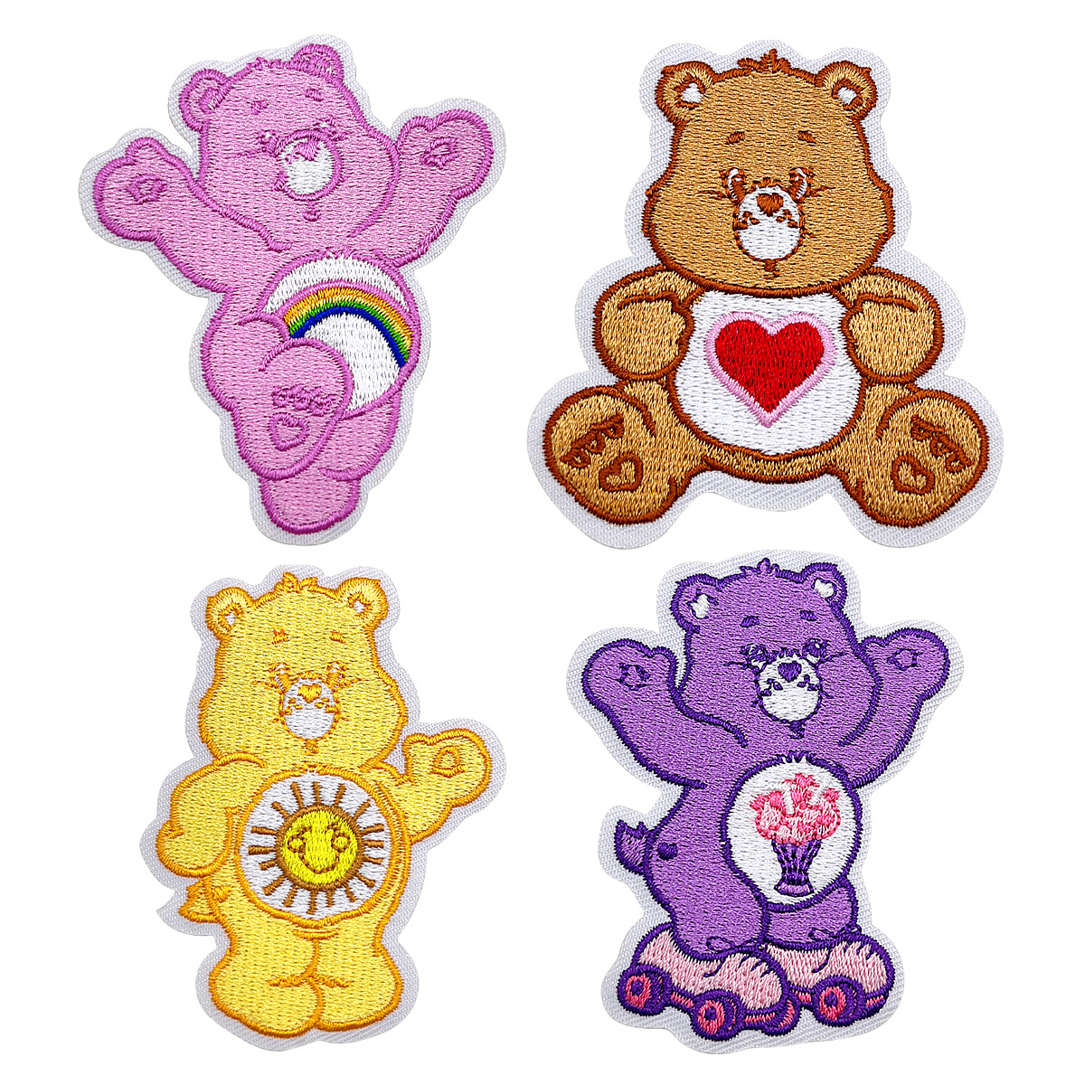 Parche bordado de oso personalizado, insignia bordada con borde irregular, parche de velcro para el pecho, etiqueta de ropa impresa, hecho a medida.