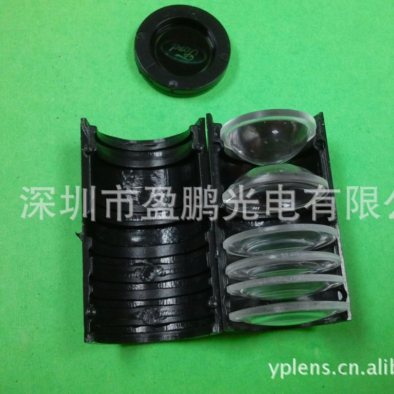 供应二代迎宾灯17MM非球面投影镜片 投影组合LED光学透镜射灯