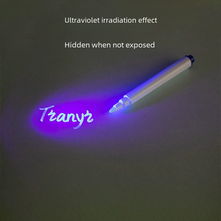 天艺 Invisible fluorescent pen UV writing anti -counterfeiting pen Douyin magic fluorescent pen secret writing pen