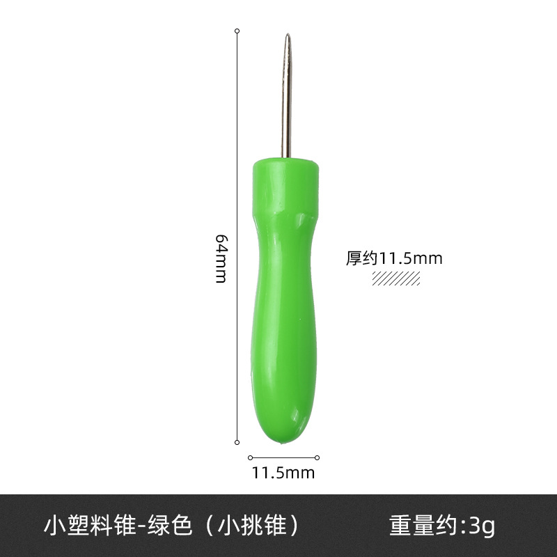 Nuevas herramientas de costura de cuero forma de calabaza mango de madera puncher herramientas hechas a mano en stock al por mayor