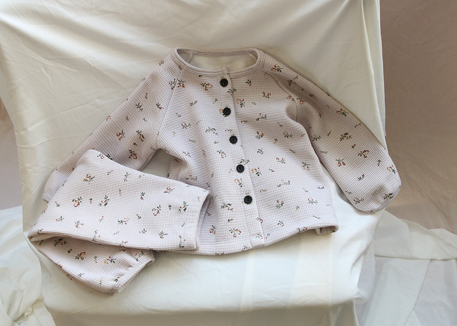 Cotton Fabric Type Regular Top Length Pants Sets Sets Type Fashion Flower Printing Cotton Underwear & Sleepwear