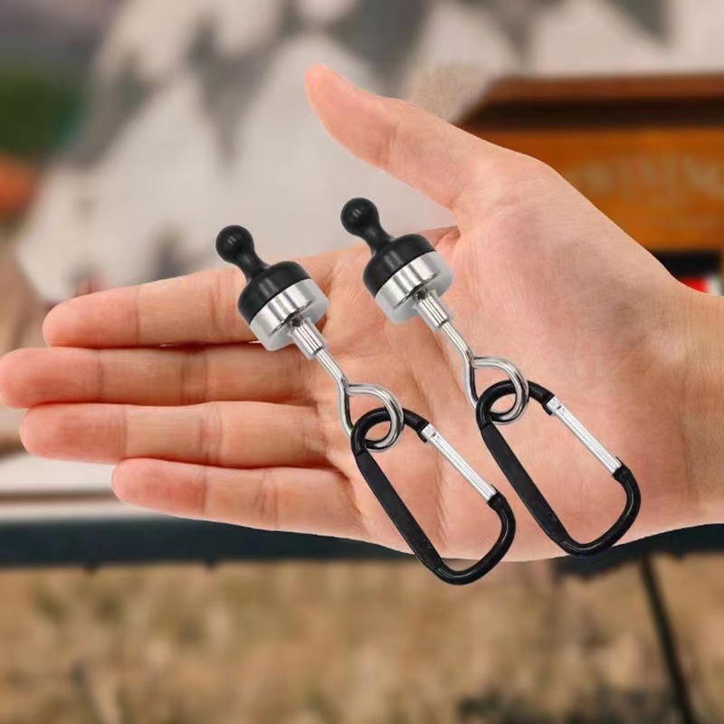 Equipos al aire libre gancho de ventosa lámpara de campana claraboya fijador de gancho de absorción magnética pegamento magnético de alta resistencia camping