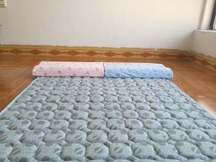Student dormitory mattress winter and summer dual-use summer sleeping mat Four Seasons universal floor laying folding tatami kindergarten lunch sleeping mat