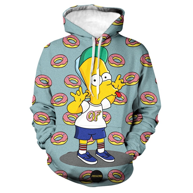 2025 New Foreign Trade Simpson Family 3D Digital Print Cartoon Couple Hoodie Sweatshirt 2025 New Foreign Trade Simpson Family 3D Digital Print Cartoon Couple Hoodie Sweatshirt
