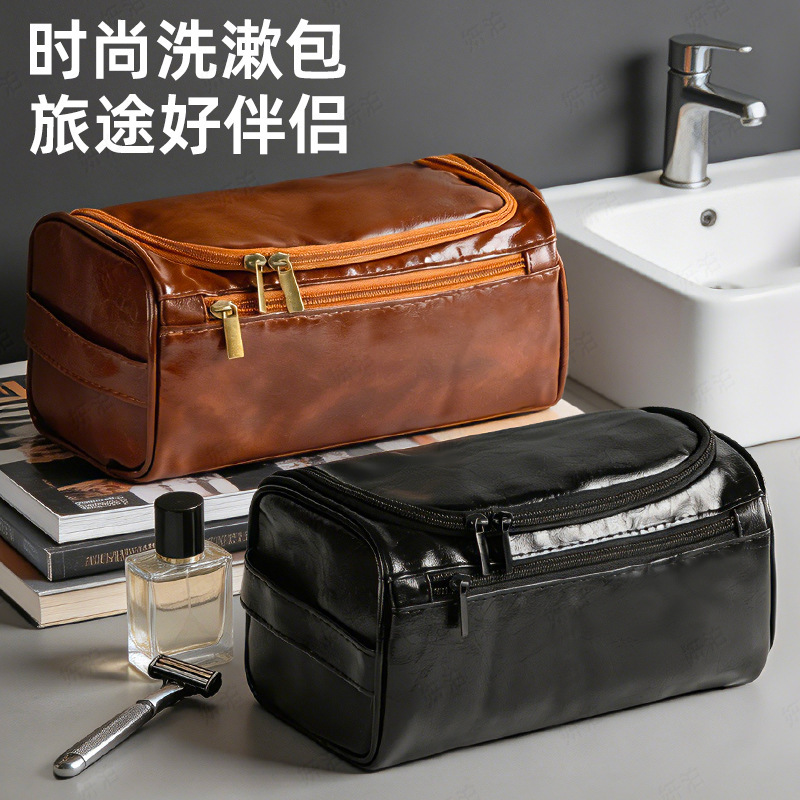 Cross-Border Amazon Portable Makeup Bag Pu Large Capacity High-End Travel Multifunctional Waterproof Storage Bag Toiletry Bag Cross-Border Amazon Portable Makeup Bag Pu Large Capacity High-End Travel Multifunctional Waterproof Storage Bag Toiletry Bag