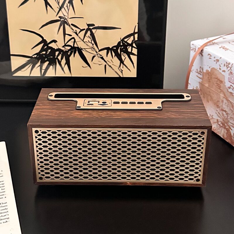 桌面木质复古音响蓝牙高音质男生日礼物送女生小众高颜值实用七夕|undefined