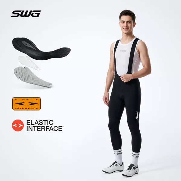 Swg Mingsheng Bicycle Competition Racing Bib Shorts with Double Arrow Padded Seat【Lingxiao Cycling Pants】