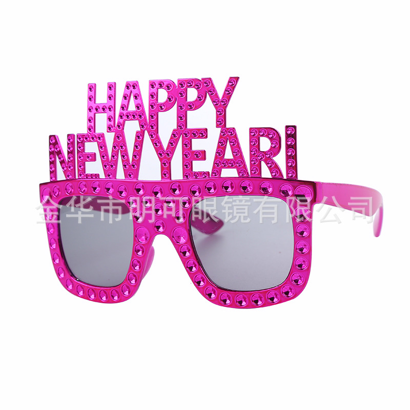 Lentes de Sol Decorativos para Fiesta de Año Nuevo en ABS
