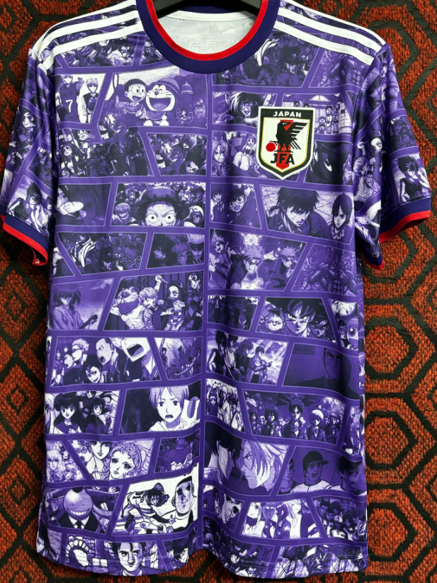 Anime púrpura japonés