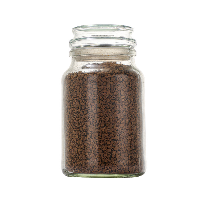 Granos de café secos transparentes sellados al por mayor, tanques de almacenamiento de vidrio doméstico, frascos de té a prueba de humedad, dulces