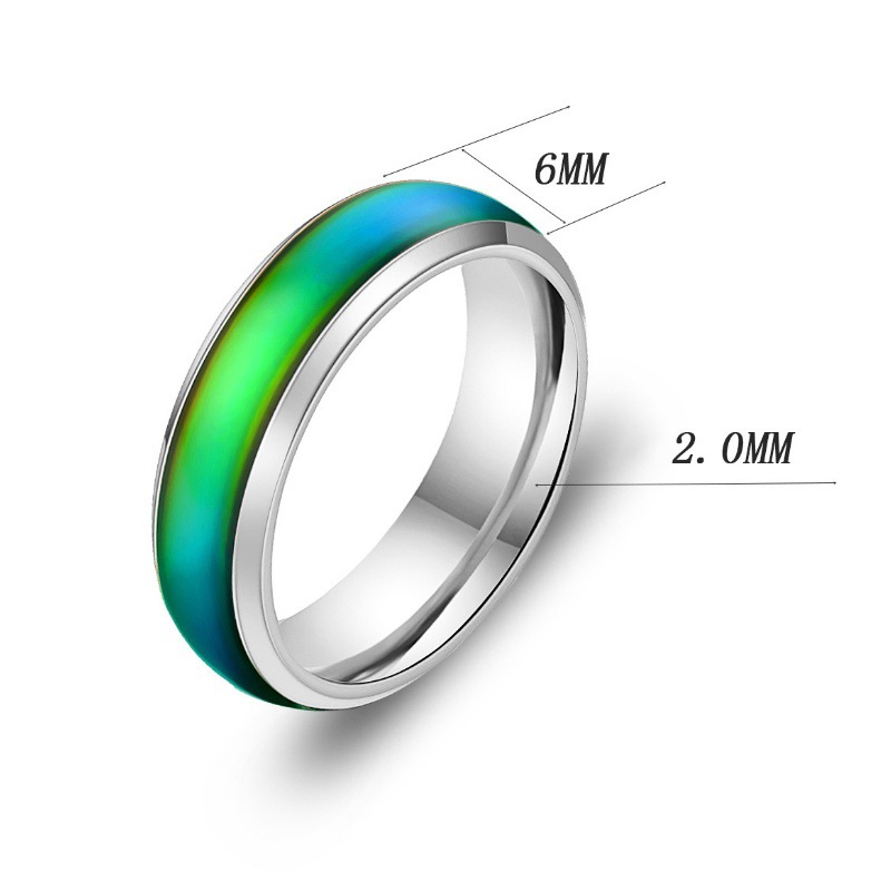 Fashion Round Stainless Steel Plating Rings 1 Piece