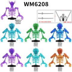 外国貿易特別供給 WM6208 アニメ Zanengshu 袋詰め組み立てビルディングブロック人形おもちゃ
