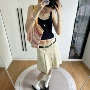 无袖显瘦修身辣妹吊带