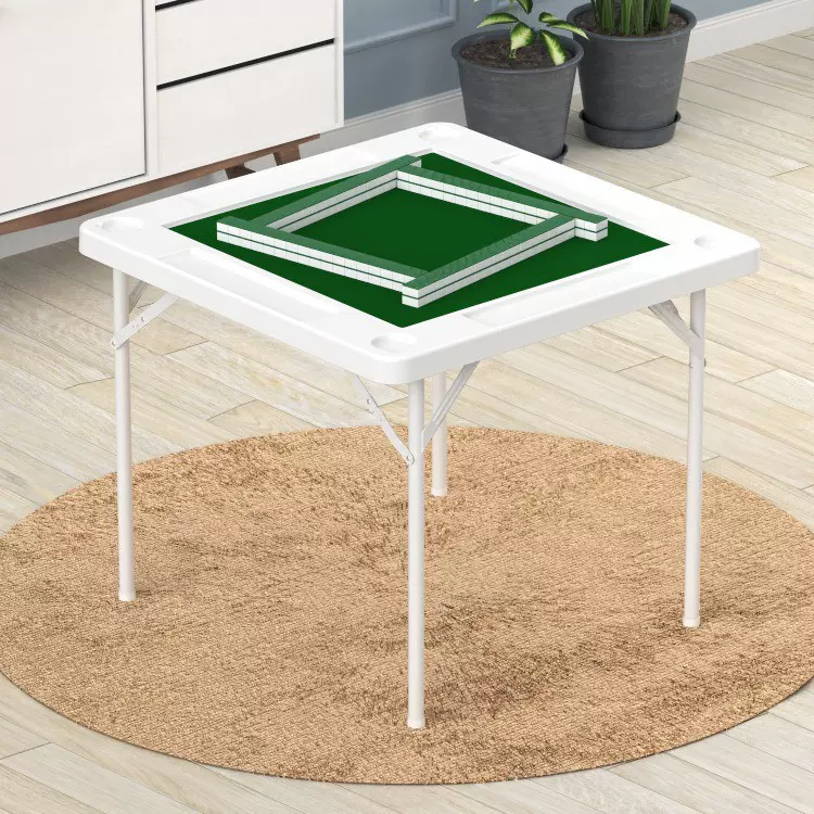 定制折叠麻将桌手搓手动麻雀台聚餐简易麻将机家用多功能棋牌桌