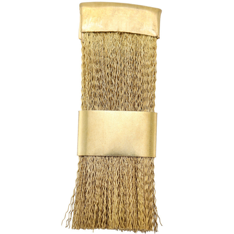 Industrial Brush Flat Copper Wire Bristles Thick Copper Wire Brush Instruments Oil Cleaning Tools Copper Wire Brush Wholesale Copper Wire Brush