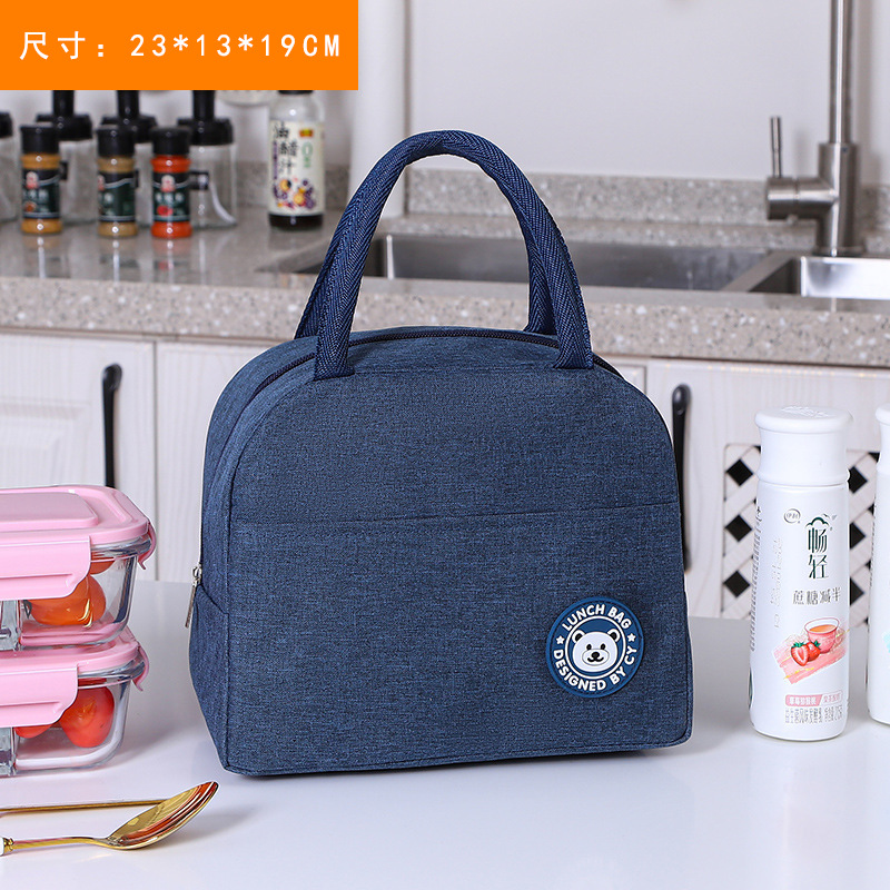Bolsa de almuerzo de commuerzo de viaje, bolsa de aluminio grande, bolsa de almuerzo gruesa, bolsa de almuerzo, bolsa de almuerzo, bolsa de mano