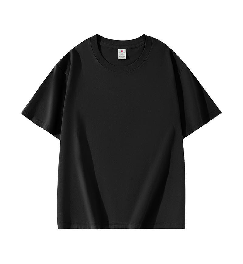 Algodón suave y cómodo cuello redondo verano hombro color sólido manga corta fiesta clase ropa publicidad camiseta personalización