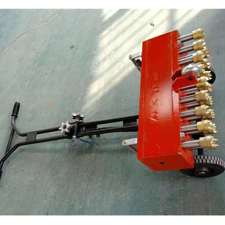 气动手推式凿毛机  加强型凿毛机 17头凿毛机厂家