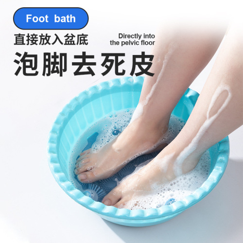 Bathroom artifact, wall-mounted bathroom back rub, silicone back rub for lazy people, no need for massage, bath brush, suction cup, back rub, foot rub