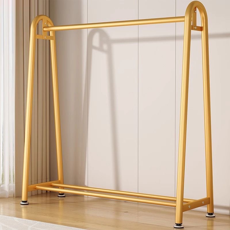 Clothes Rack Floor-Standing Bedroom Household Clothes Drying Rack Simple Coat Rack Indoor Balcony Clothes Drying Floor-Standing Pole Rack
